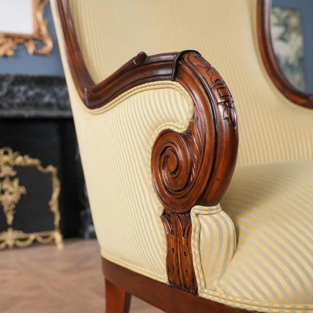 Brown Niagara Furniture American Style Fireside Chair For Sale - Image 8 of 12