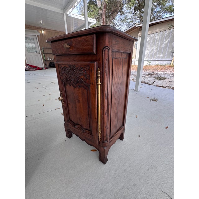 Louis XV Style Oak Jam Cabinet / Cupboard For Sale - Image 11 of 11