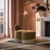 Contemporary Set of Lila Stool and Ottoman by Ottiu For Sale - Image 3 of 15