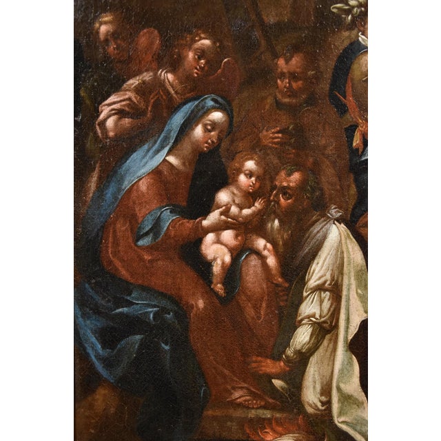 Adoration of the Magi Giovanni Stradano Painting Oil on canvas 16/17 century Old master Flemish school This piece is...