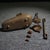 Brass Vintage Brass Dragon-Head Balance Scale With Original Weights For Sale - Image 8 of 9