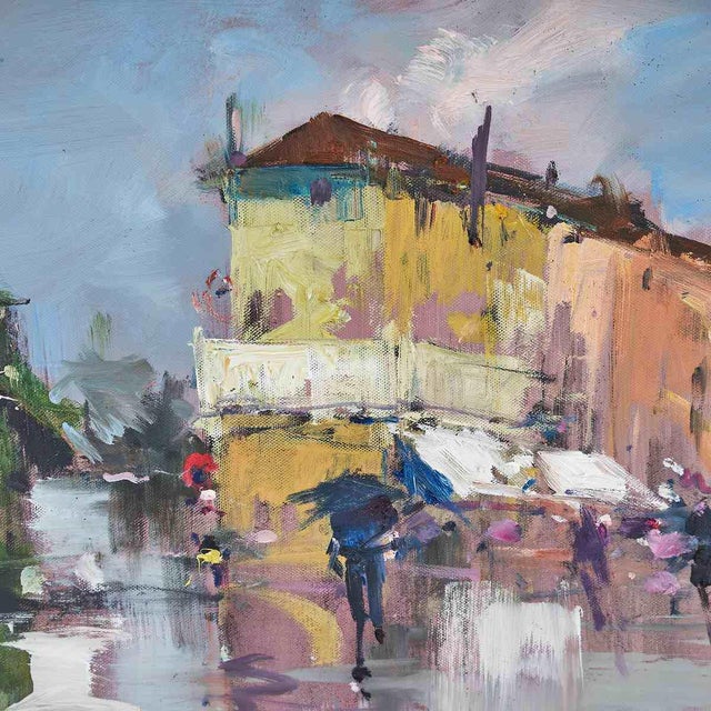 Renzo Piccoli, Urban Landscape, Painting For Sale - Image 6 of 8