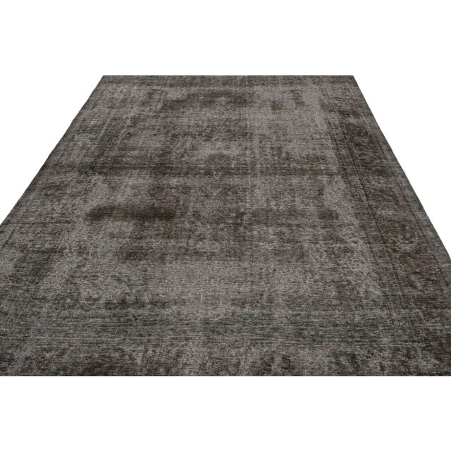 Traditional Vintage Persian Rug in Brown and Gray by Rug & Kilim For Sale - Image 3 of 7