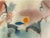 1970s Vintage Frances DesLoge Abstract Watercolor Painting For Sale - Image 4 of 6