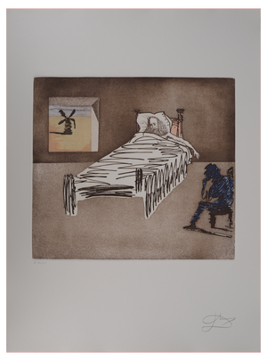 Salvador Dali, Don Quixote, The Legacy, Original Engraving
