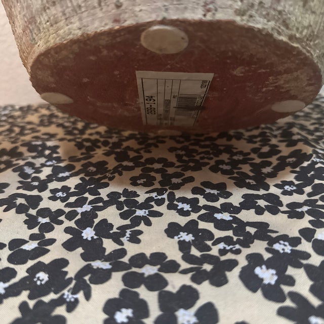 1980s Vintage Rustic Hand-Finished Pottery Jar For Sale - Image 5 of 8