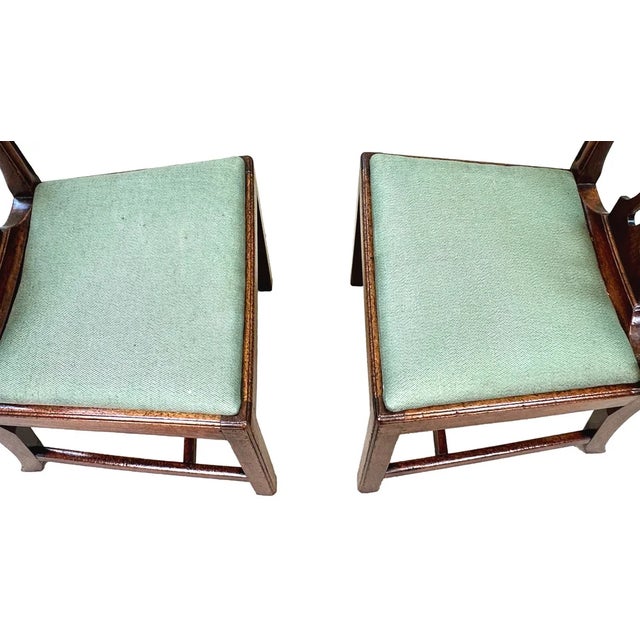 Wood Set of 18th Century Georgian Side Chairs, 1780s For Sale - Image 7 of 13