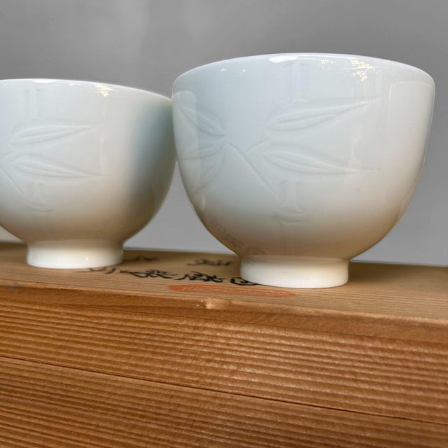 Shōwa Ceramic Tea Set by Inoue Manji, 1960s, Set of 6 For Sale - Image 9 of 17