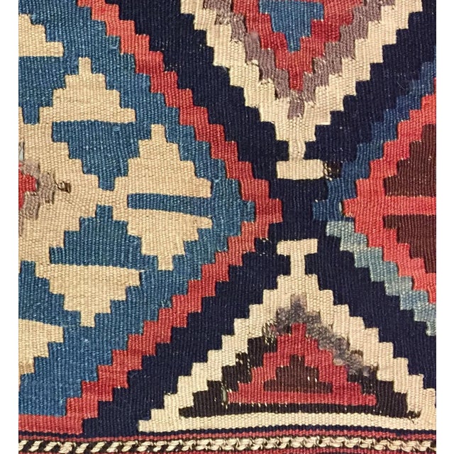 Vintage Caucasian Shirvan Kilim, 7ft X 11ft 8in For Sale - Image 9 of 12