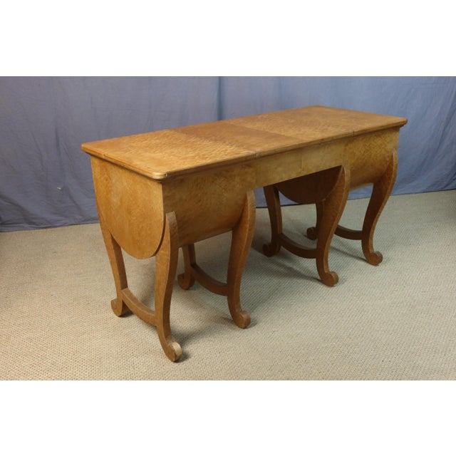 20th Century Dressing Table in Amboyna Burl For Sale - Image 8 of 16
