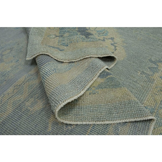 Early 21st Century Turkish Oushak Rug 10'2" x 13'2" #18546 For Sale - Image 5 of 8