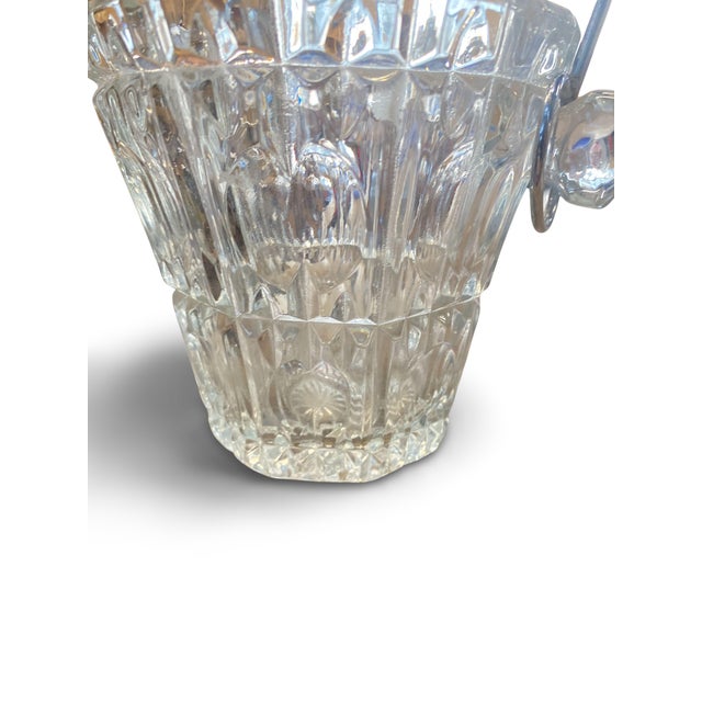 Art Deco Cut Glass Ice Bucket, 1930 For Sale - Image 9 of 11