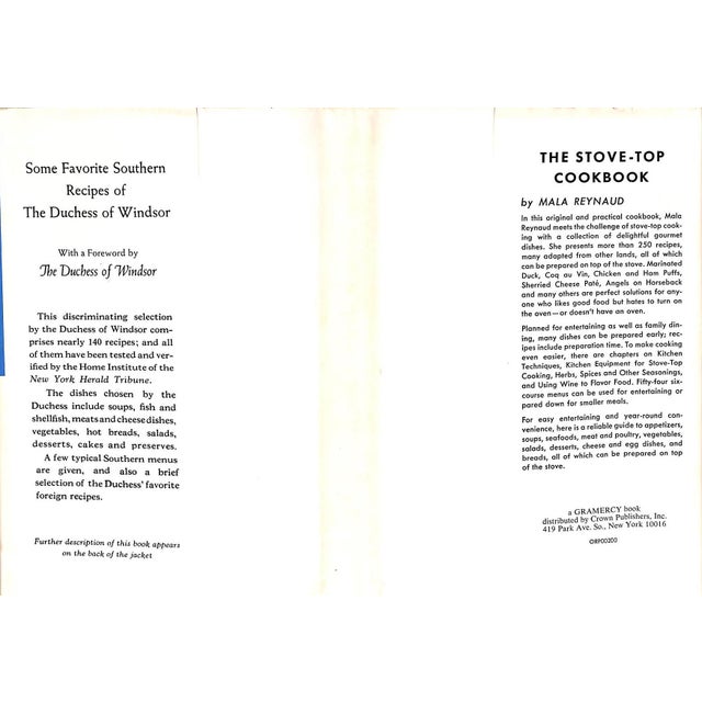 1960s "Some Favorite Southern Recipes of the Duchess of Windsor" 1960 the Duchess of Windsor For Sale - Image 5 of 12