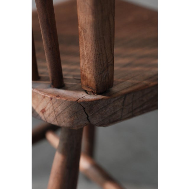 Antique English Windsor Dining Chair, 1890s For Sale - Image 9 of 12