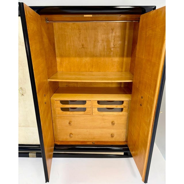 Italian Art Deco Wardrobe by Osvaldo Borsani, 1940s For Sale - Image 17 of 18