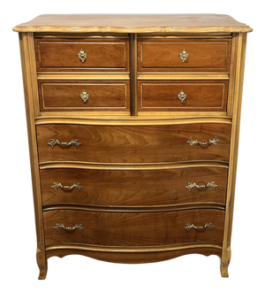 1960s Provincial Style Cherry Wood Dresser