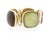 Vintage Steve Vaubel Square Stone on Bezel With Inlayed Oval Connection Bracelet For Sale - Image 9 of 16