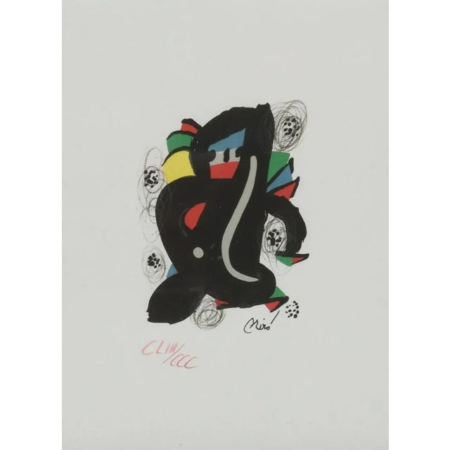 "La Melodie Acide" signed lithograph by Spanish artist Joan Miró i Ferrara (Barcelona 1893 – Palma de Mallorca 1983). From...