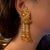 A Pair of Coppola E Toppo Golden Crystals Tassel Clip-On Long Earrings For Sale - Image 4 of 12