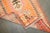 Vintage Orange Anatolian Turkish Runner - 2'7" x 12'5" For Sale In New York - Image 6 of 8