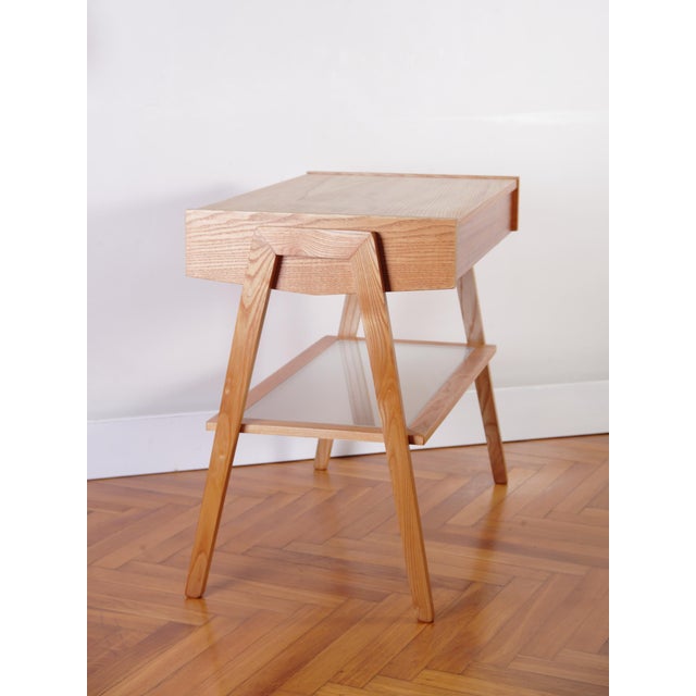 Mid-Century Modern Nightstand from Drevotex Zamberk, Czechoslovakia, 1978 For Sale - Image 13 of 18