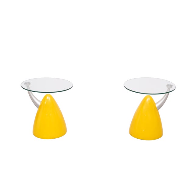 1980s Space Ace Bullet Side Tables, Italy, 1980s, Set of 2 For Sale - Image 5 of 9