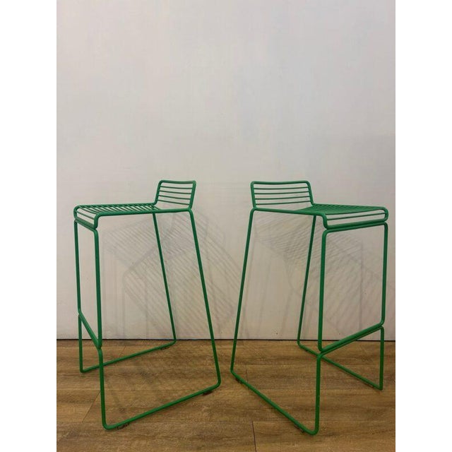 Vintage Stools in Metal, Set of 2 For Sale - Image 4 of 6