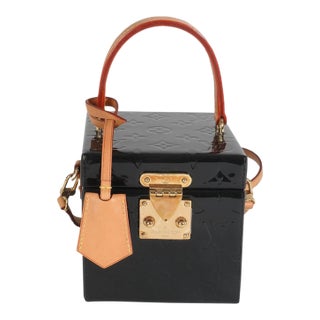 Black Monogram Vernis Bleecker Box For Sale