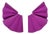 Jar Purple Aluminum Fan Earrings, A Pair For Sale