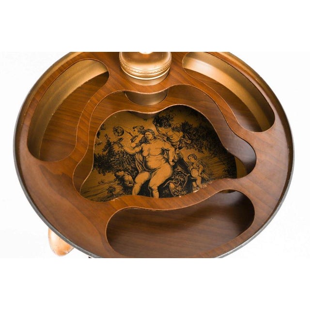 Vintage Atlas Holding the Globe Cocktail Cabinet, 1960s For Sale - Image 13 of 18