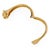 Late 20th Century 4525 Diamond 18k Yellow Gold Panther Bypass Flex Cuff Bangle For Sale - Image 5 of 6