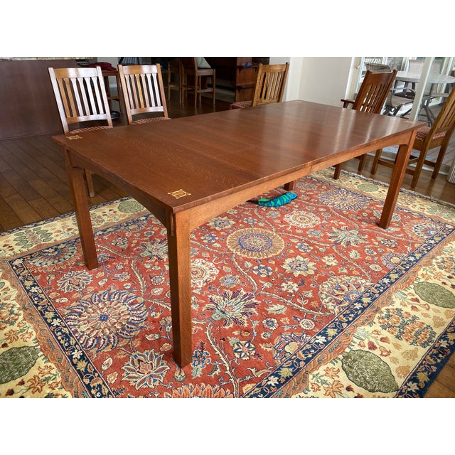 Stickley Harvey Ellis Dining Table With Inlay Chairish