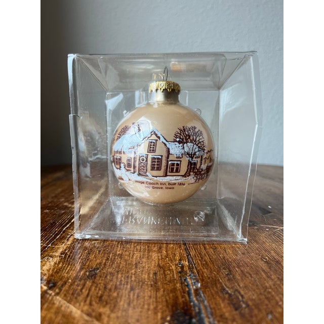Vintage 1989 Bronner's Glass Ball Christmas Ornament Made in Austria for Bronner's Frankenmuth Michigan, USA Featured...