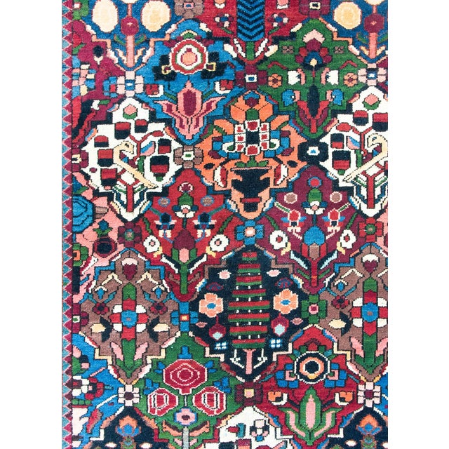 Early 20th Century Early 20th Century Persian Bakhtiari Rug For Sale - Image 5 of 14