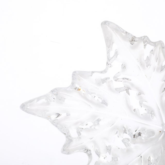 Mid-Century Modernist Crystal "Champs Élysées" Centerpiece Bowl Signed Lalique For Sale In New York - Image 6 of 18