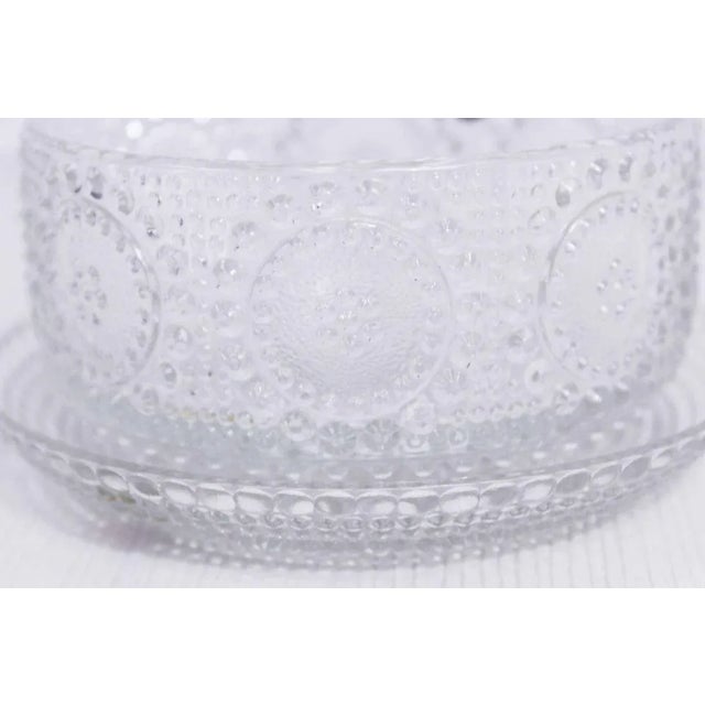 Small Mid-Century Glass Graponia Bowl by Nanny Still for Riihimäki / Riihimäen Lasi Oy For Sale - Image 4 of 9