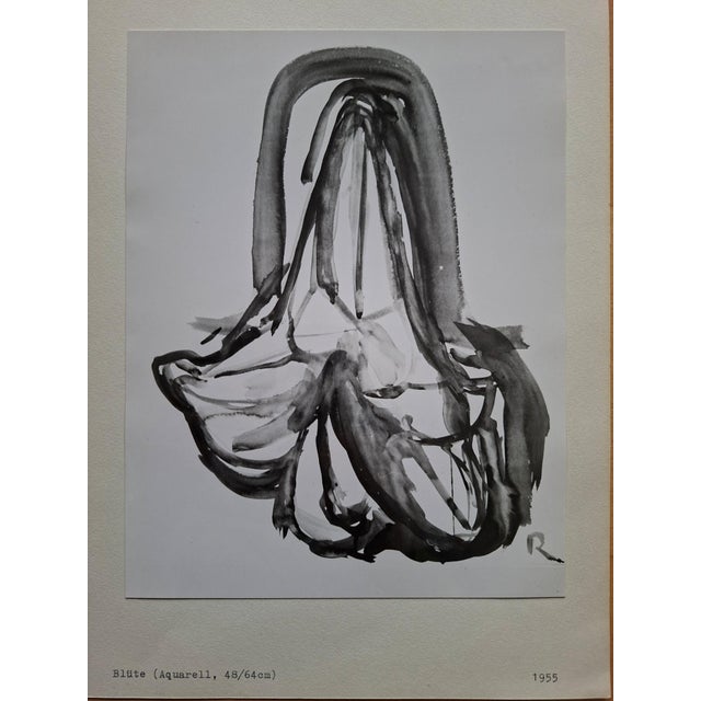 Charlotte Hilmer 1909 Hamburg – 1958 (suicide) ibid. "Blossom" Watercolor on Ingres paper ("Hahnemühle") ---unframed---...