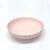 Mid-Century Modern Large Blush-Pink Fluted Ceramic Bowl For Sale - Image 3 of 5