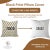 Fabdivine Handmade Pillow Cover 22x22 Inch Block Printed - Gurukul For Sale - Image 4 of 5
