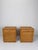 Mid-Century Modern Italian Bamboo and Woven Cane Nightstands, 1960s, Set of 2 For Sale - Image 3 of 18