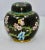 Black Chinese Cloisonné Enamel and Brass Cherry Blossoms Ginger Jar For Sale - Image 8 of 8