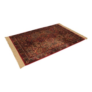 Karastan 6'1 inch x 4'4 inch Multi-Color Kirmin Wool Rug For Sale