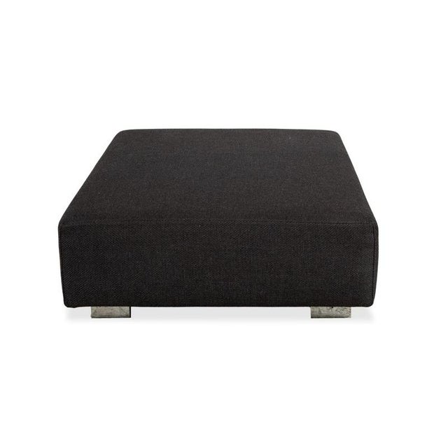 Grey Anthracite Fabric Fields Stool by Brühl For Sale - Image 4 of 7