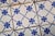 Antique 19th Century Portuguese Blue Cross Lattice Tiles, Set of 15 For Sale - Image 9 of 15