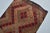 Ruby Red 1960s Ruby- Red Color Geometric Pattern Handmade Kilim Runner For Sale - Image 8 of 11