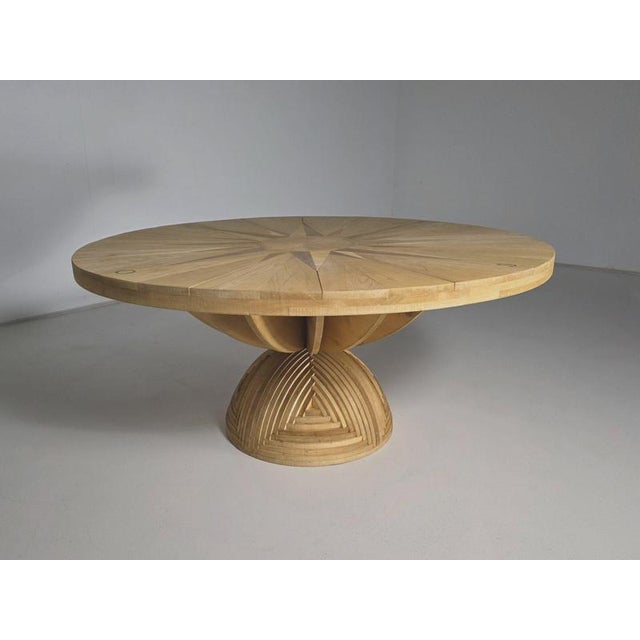Rosa Dei Venti Table by Mario Ceroli for Poltronova, 1970s For Sale - Image 9 of 9