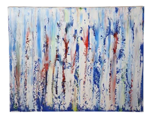 Colorful Abstract by the Noted Californian Artist John Szabo
