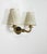 Metal Viennese Modern Brass Sconces Wall Lights, Austria, 1940s, Set of 2 For Sale - Image 7 of 16