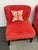 Design Plus Gallery presents a Pair of Quincy Slipper Chairs from World Market. The chairs are bold and lively in a red...
