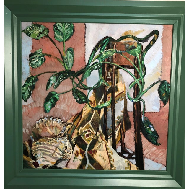 Mid 20th Century Vintage Original Oil on Canvas, Framed For Sale - Image 4 of 4